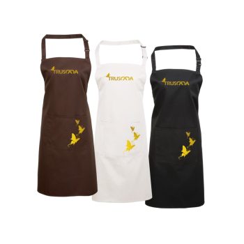 Truscada Fehér Kötény Arany Logóval